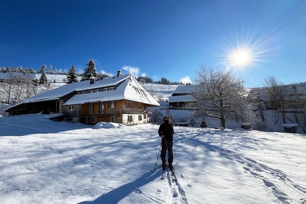 Skitourenvergn�gen direkt vor der Haust�r