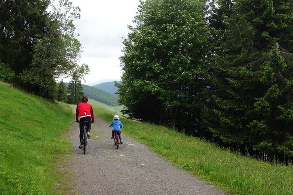 Radeln auf dem Panoramaweg