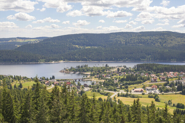 Blick auf Schluchsee vom Riesenbhlturm Bildnachweis: Hochschwarzwald Tourismus GmbH